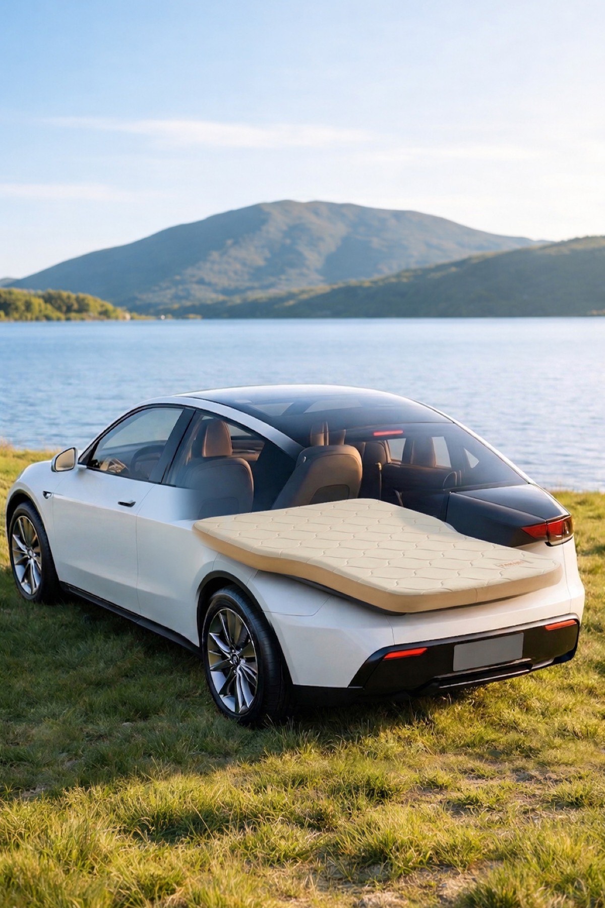 Samtopia TPU Camping Matratze im Auto Tesla Schlafmatratze